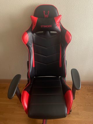Silla de Gaming Stinger Negra y Roja