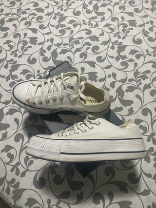 Converse Blancas Plataforma