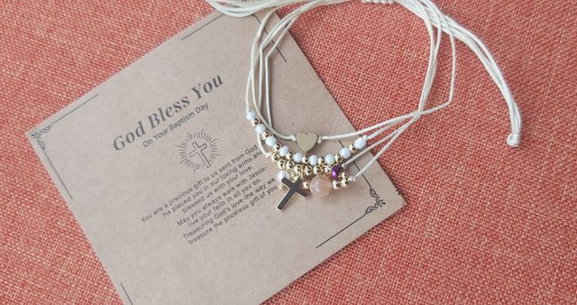Pulsera Cruz Ajustable-Dios le bendiga