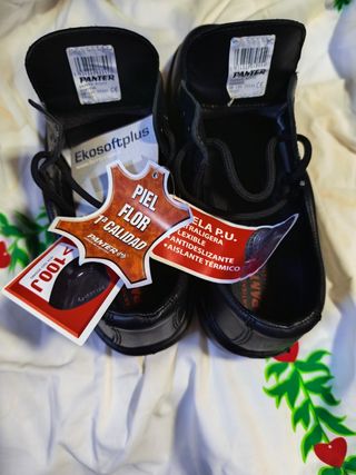Zapatos de seguridad negros talla 45