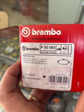 Pastillas de freno Brembo P 50 093 Mercedes