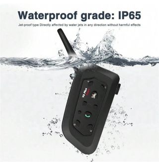 2x Interfono Moto Bluetooth V6 Plus Impermeabile