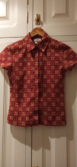 Blusa/Camisa manga corta estampada