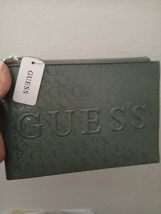 Porta documenti Guess verde