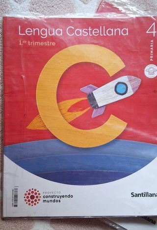 Set libros Lengua castellana 4 primaria santillana