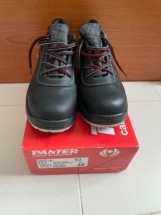 Zapatos de seguridad Panter Talla 40 Negros