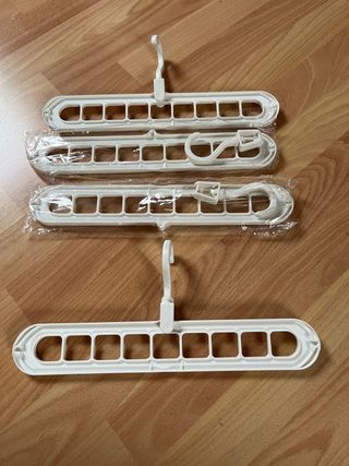 Lote 4 Perchas Múltiples Pañuelos/Cinturones