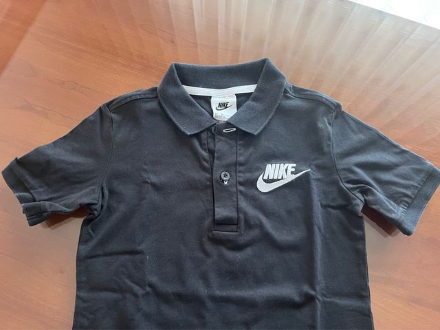 Polo Nike Preto Menino