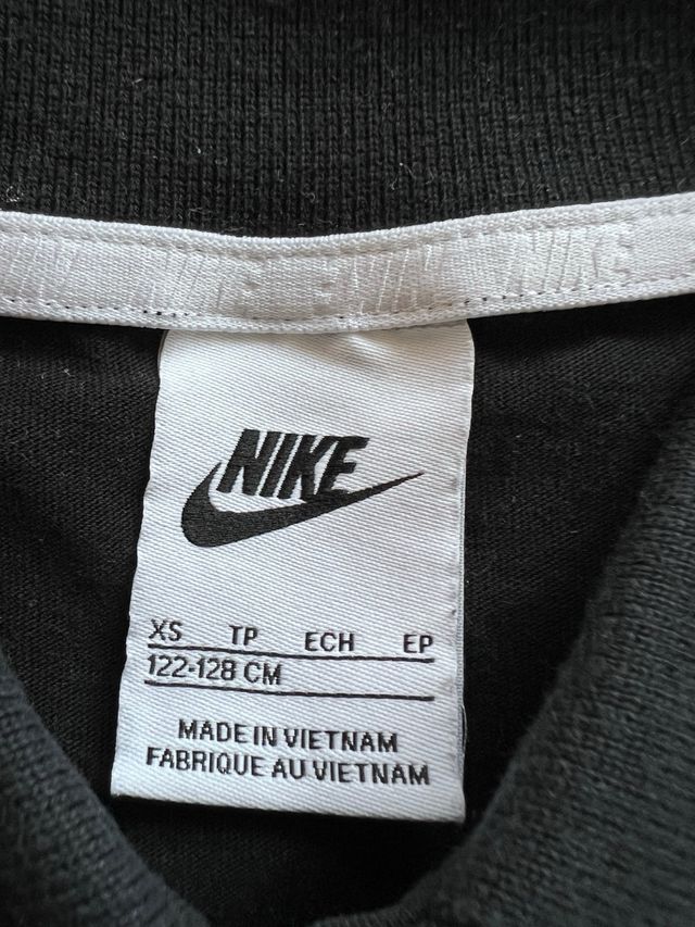Polo Nike Preto Menino