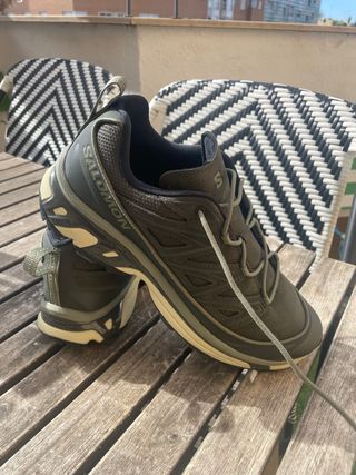 Zapatillas Salomon XT-6 EXPANSE LEATHER Verde Oliv