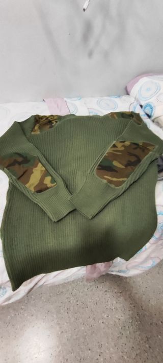 Jersey Infantería de Marina verde porta divisas