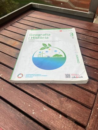 Llibre geografia història de tercer de la ESO