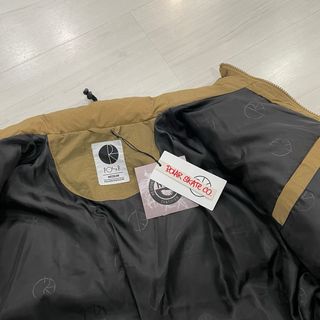Chaqueta Polar Skate Co Puffer Pocket Marrón