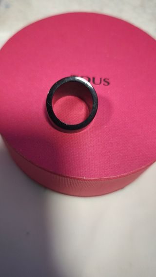 Anillo Tous Resina Negro y Oro