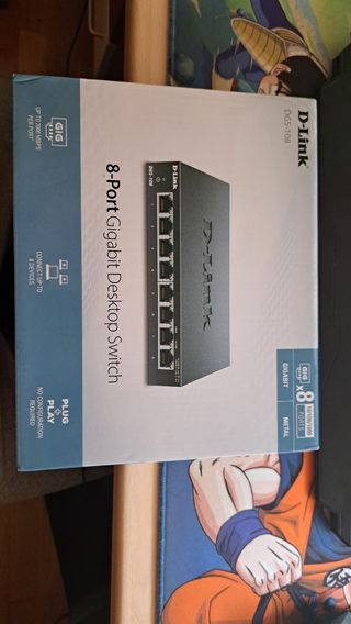 D-Link DGS-108 Switch Gigabit 8 Puertos