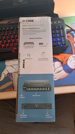 D-Link DGS-108 Switch Gigabit 8 Puertos