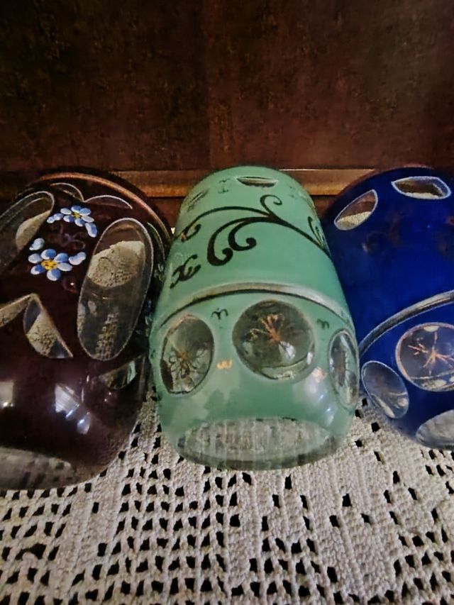 Bicchieri da collezione in vetro