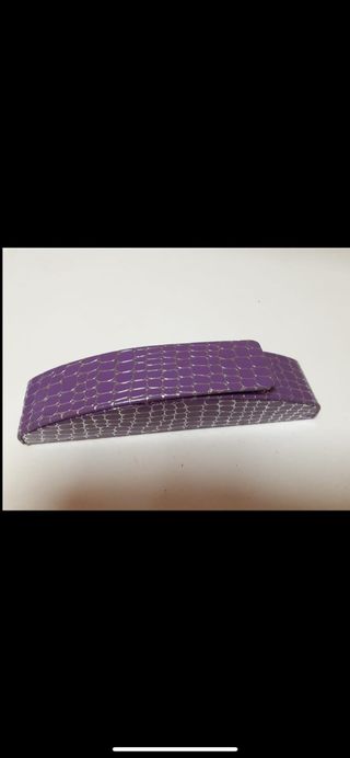 Custodia per occhiali viola