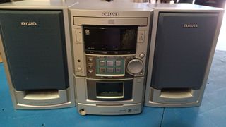 Minicadena Aiwa XR-M12 Plata