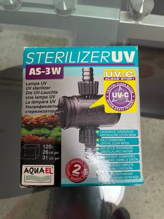 Lámpara UV para acuario