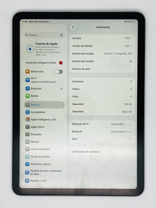 Apple 11" iPad Air (2024) - Wi-Fi - M2 - 128GB