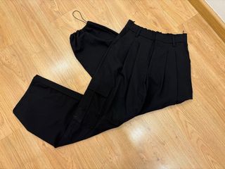Pantalón cargo negro de vestir