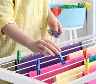 Tendedero Plegable Metal y Plástico