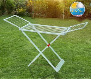 Tendedero Plegable Metal y Plástico