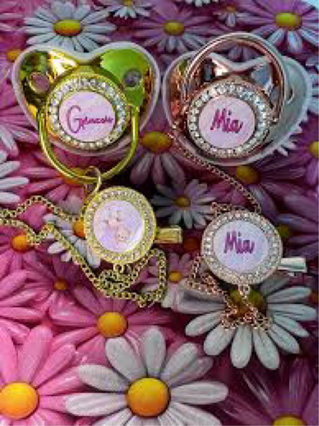 Chupetes personalizados con nombre