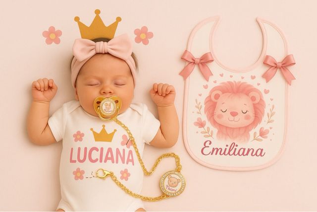 Chupetes personalizados con nombre