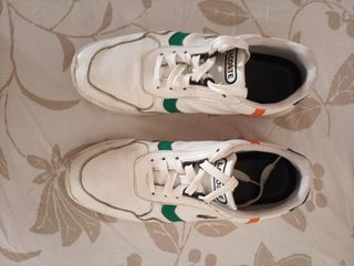 Zapatillas Deportivas Lacoste Beige/Azul/Naranja