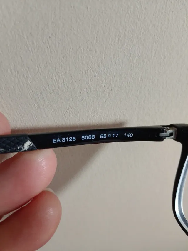 Occhiali da vista Emporio Armani neri