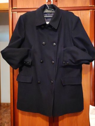Chaquetón de Paño marinero azul talla 50