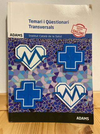 Temari i Qüestionari Transversals: Institut Català de la Salut (Catalan Edition)