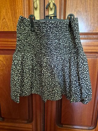 Falda estampada floral