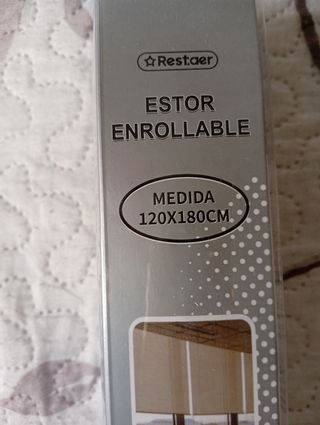 Estores enrollables sin estrenar