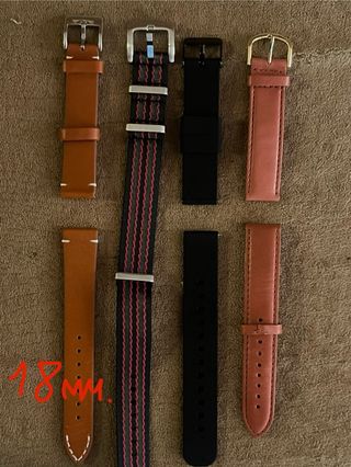 Lote 10 correas de reloj