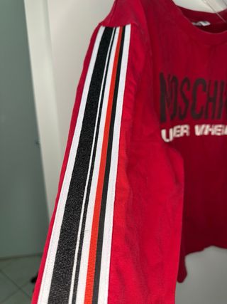 Felpa Moschino Rossa Taglia M