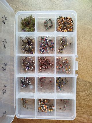 25 ninfas de pesca perdigón