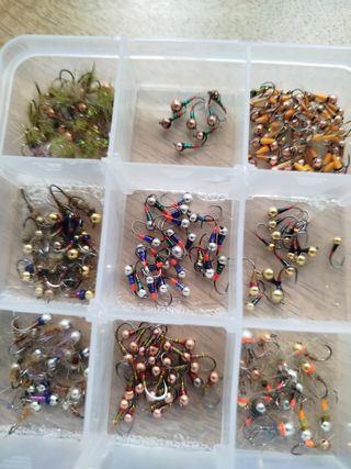 25 ninfas de pesca perdigón