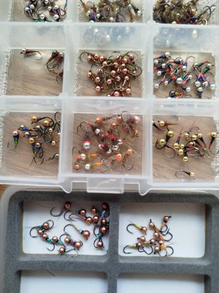 25 ninfas de pesca perdigón
