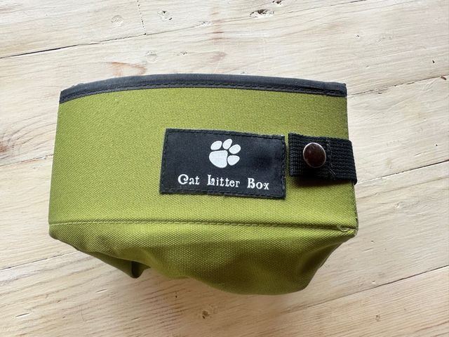 Arenero para gatos plegable