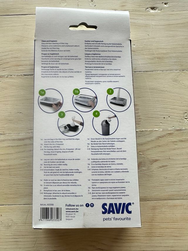 Arenero para gatos plegable