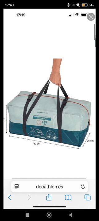 Tienda de campaña Quechua Arpenaz Family 4.2