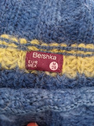 Jersey largo rayas mohair talla M