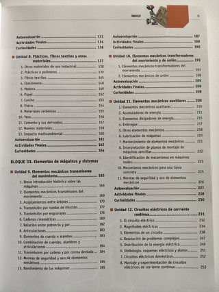 TECNOLOGIA INDUSTRIAL 1 BACHILLERATO