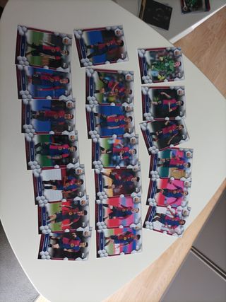 ¡¡¡¡SUPERLOTE CROMOS FC BARCELONA!!!!!! 