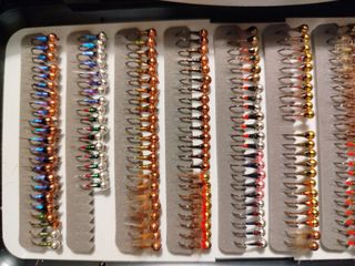 25 Perdigones para pesca a ninfa