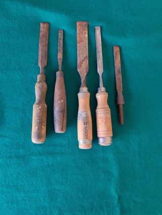 Set de 5 formones de buena calidad