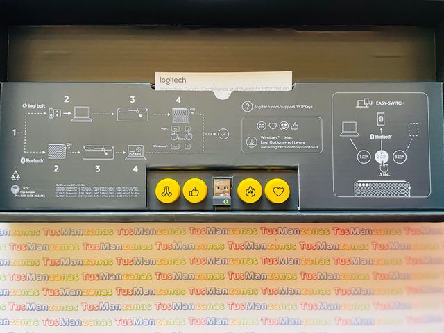 Teclado Logitech POP KEYS Amarillo